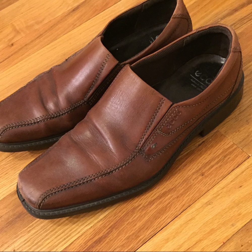 Ecco men’s brown loafers